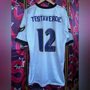 NWT Rare Vintage Vinny Testaverde NFL Baltimore Ravens Jersey Logo Athletic USA